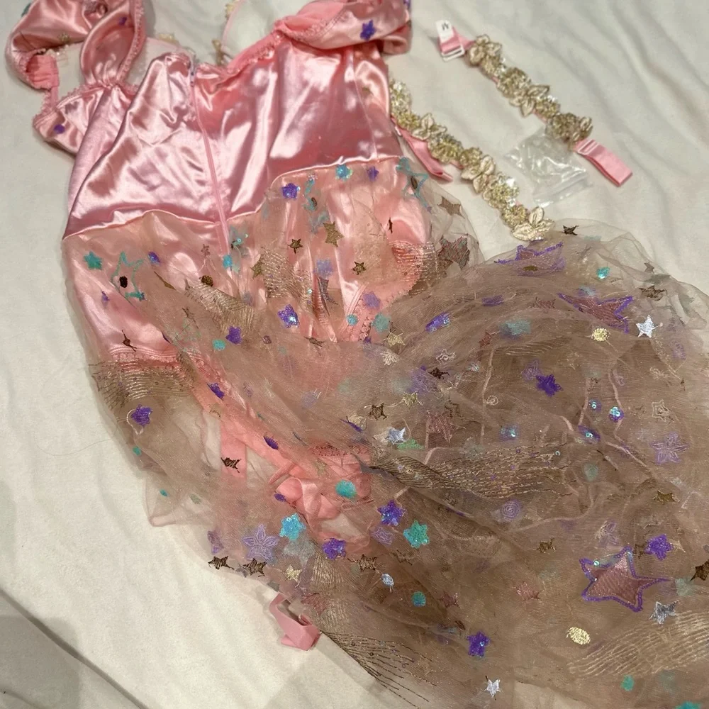 Party King Cosmos Goddess Adult Halloween Costume Cosplay Size Medium NWOT - Picture 9 of 12